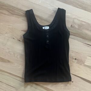 Evereve XS Black Sleeveless Top